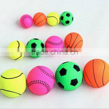 Small Emoji Face Soft Foam Balls Reliever Toys Popular pu Foam Ball photo-2
