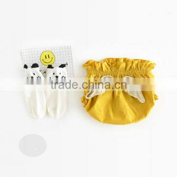 2017 Wholesale Toddler Girl Summer Short Pants With Angel Wings photo-3