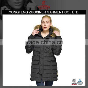 2015 winter lady padding coats with hood
