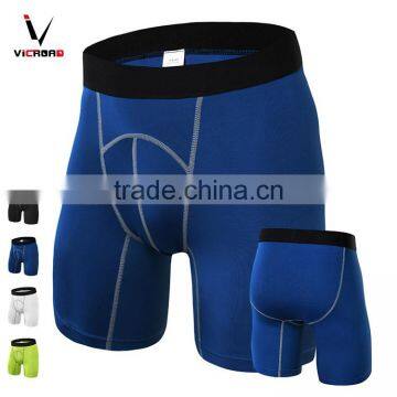 Polyester/Spandex Quick-dry comfortable running gym men fitness short pants
