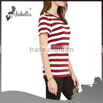 Classic Striped Tee Casual t Shirts China Tshirts Manufacturer photo-4