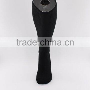 Black Nylon Knee High Soccer Wholesale Socks Men photo-2