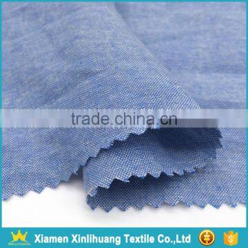 Best Price Wholesale Yarn Dyed 100% Cotton Chambray Fabric photo-4