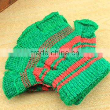 TC13030 Fashion Half Finger Kids Gloves Cheap Winter Knitting Warm Kids Winter Gloves Wholesale photo-5
