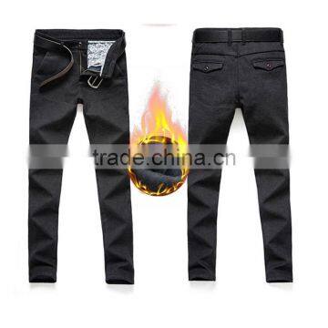 MSW0039 Men's Casual Pants Thickened Worsted Pants High-end Pants
