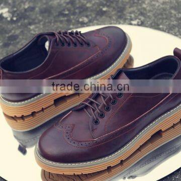 Zm35695a New Model Men Leather Shoes Wholesale China Shoes