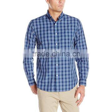 China Blouses 2016 Winter Designs Fashion Men's Plaid Shirt photo-5