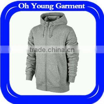 Online shopping men gray casual classic zipper custom hoodie sports jersey new model sportwear gym athletic sweatshirt hoodies