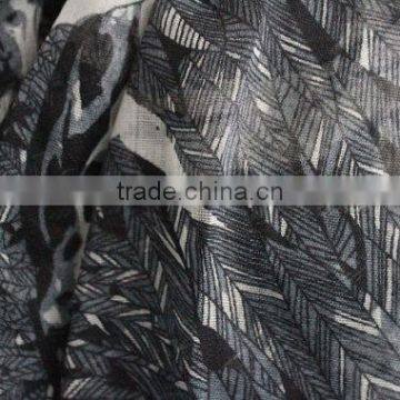 Skull and Leaf Scarf Large Skull Scarf With Leaves, Halloween Skull, Skulls, Halloween Skulls, Holiday photo-2