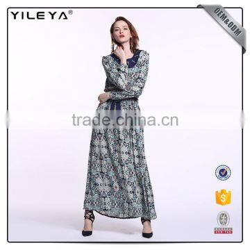 Customized Long Sleeve Full Dress,arabic Women Long Dress,long Arabic Dress photo-2