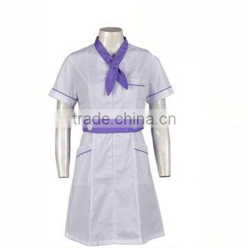 ISO9001 BSCI 2015 OEM Design Wholesale Hospital Uniform Lab Coat Nurse Uniform Dress photo-3