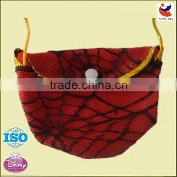 Hot sale kids party small bag spider web decorative bag