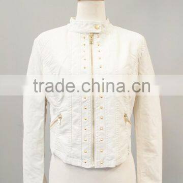 Women's Suede Motorcycle Jackets #LPU0514 photo-3