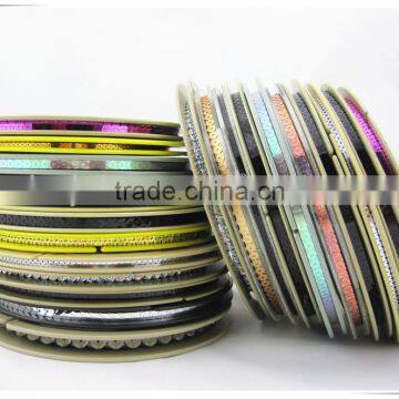 4mm Spangle pet sequin roll various colors variour shaps