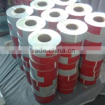 White and Red DOT-C2 Reflective Vehicle Body Stickers photo-4