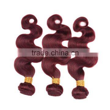 Wholesale China Body Wave Color 99j Hair Weave Red Braiding Hair photo-4