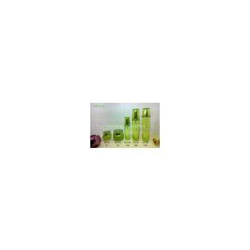 Green Serum Cosmetic Jars And Bottles 100ml For Skincare Cream
