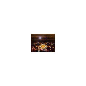 Rental P10 LED Curtain Display Video P4.8 , Stage Background LED Display 10000 pixels /