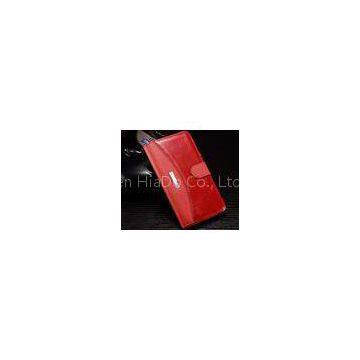 Customized Red Samsung Cell Phone Covers , Samsung Galaxy Note 4 Case