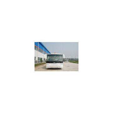Low Carbon Alloy Steel Body Airport Transfer Coach , Right / Left Hand Drive Bus Apron Bus
