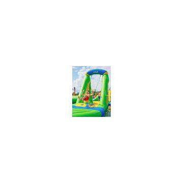 Double Stitching Outdoor Inflatable Water Parks Waterproof 0.9 mm PVC