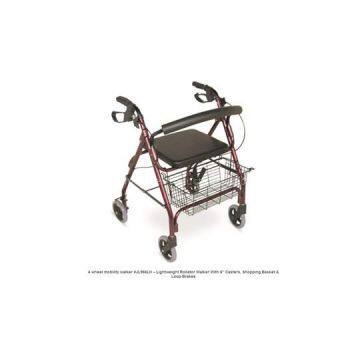 Walking Aid Walker Rollator Aluminum Rollator