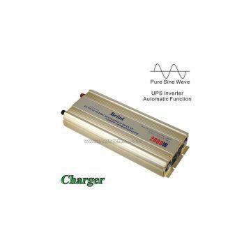 High Quality PSW Pure Sine Wave Built-in Charger UPS DC 12V to AC 220V Sufficient 2000W Peak 4000W Power Inverter