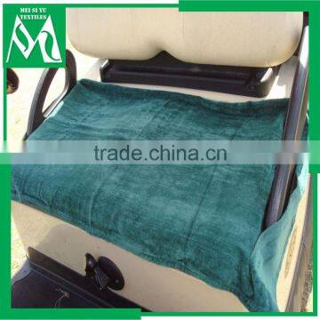 wholesale custom cotton towel seat covers for golf carts/lounger