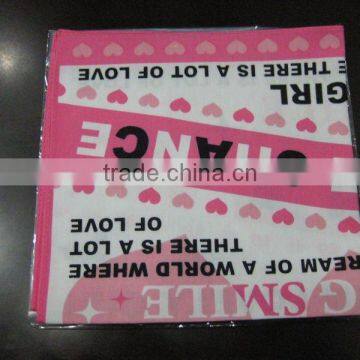 100% cotton print handkerchief