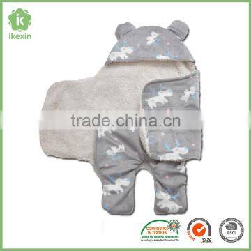 Comfortable Printed Fleece Blanket Baby Sleeping Bag photo-6