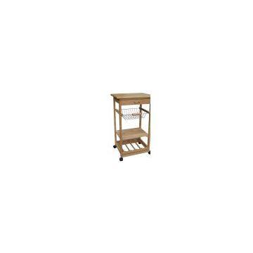 Wooden kitchen trolley SHK-083-P