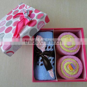 100%cotton gifts cake towel