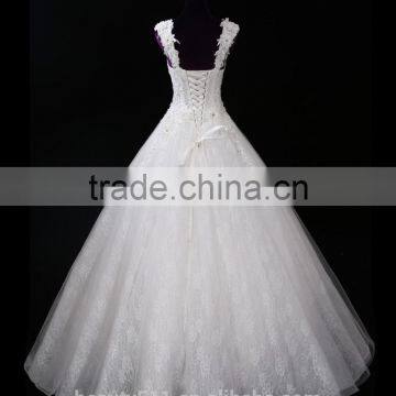 Harness Sexy Mermaid Lace Mermaid Color Wedding Dress Bridal for Bride V-neck Bridal Dress Custom Made Wedding Dress 2017 photo-5