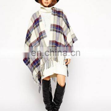 fashional pretty elegant warm soft cozy popular ladies check shawl