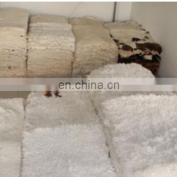 wholesale price top quality splicing rex rabbit fur skin plate