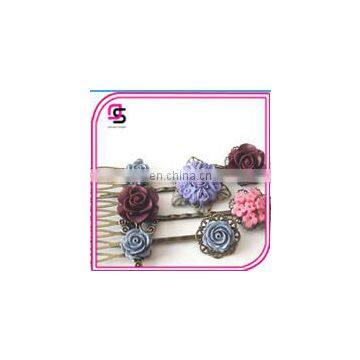 wholesale bobby hairpin hair accessories flower for women