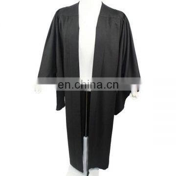 UK Style Graduation Bachelor Gown-Black Color