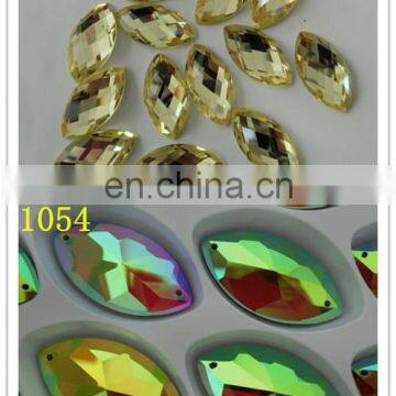 Factory Selling Glass Beads with Two Holes for Bracelets Making