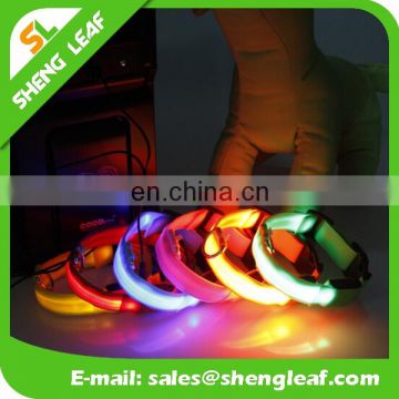 2016 Custom of led dog collar usb rechargeable, dog led collar