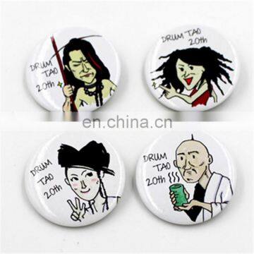 Custom Design Cloth Fabric Tin Button Badge,Factory Metal Button Graphic Art Featured Quality Craft Round,Profession Supplier photo-4