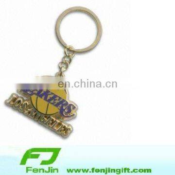 basketball design metal keychain