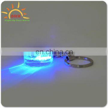 OEM Design Logo Crystal Keyring Small 3d Laser Engraved Led Crystal Keychain photo-4