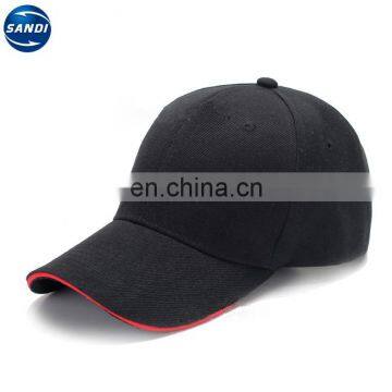 Promotional custom 6 panel golf sports cap