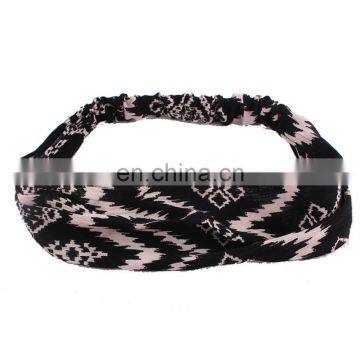 Custom Silk Printing Polyester Seamless Fabric Headbands