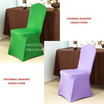 Stretch polyester spandex fabric chair cover for banquet and party