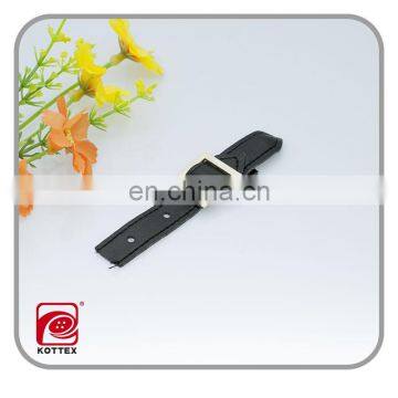 Leather Toggle Belt Button With Metal Buckle