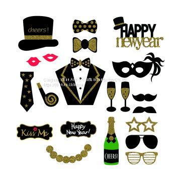 PZ124 New Year Party Festival Supplies 2019 New Year Party Decoration Wholesale Photo Booth Props photo-4