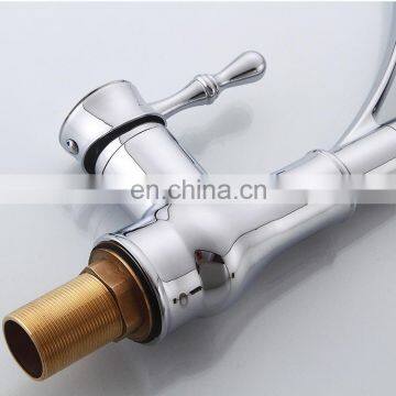 Wholesale Modern Single Handle Pull Down Kitchen Sink Faucet photo-4