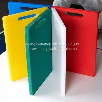 High Quality Square PE Plastic Color Vegetable Meat Kitchen Chopping Cutting Chopping Board photo-4