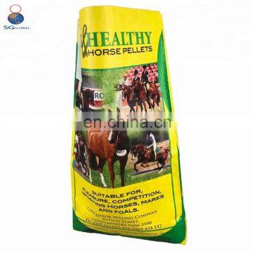 BOPP Laminated 50kg Animal Chicken Fish Feed Bag